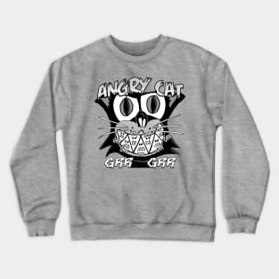 Angry Cat Crewneck Sweatshirt